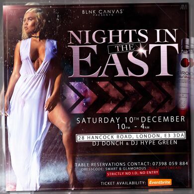 BLNK CANVAS presents “Nights in the East”