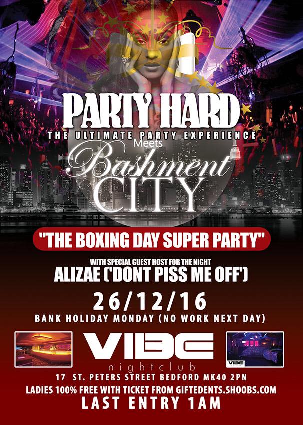 PARTYHARD meets BASHMENT CITY BOXING DAY