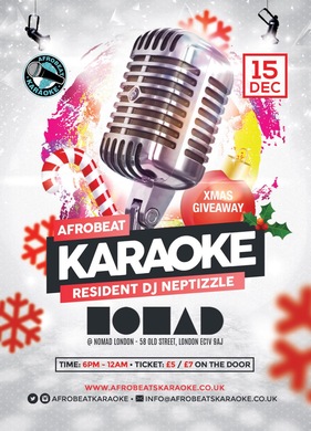 Afrobeat Karaoke "Xmas Giveaway"