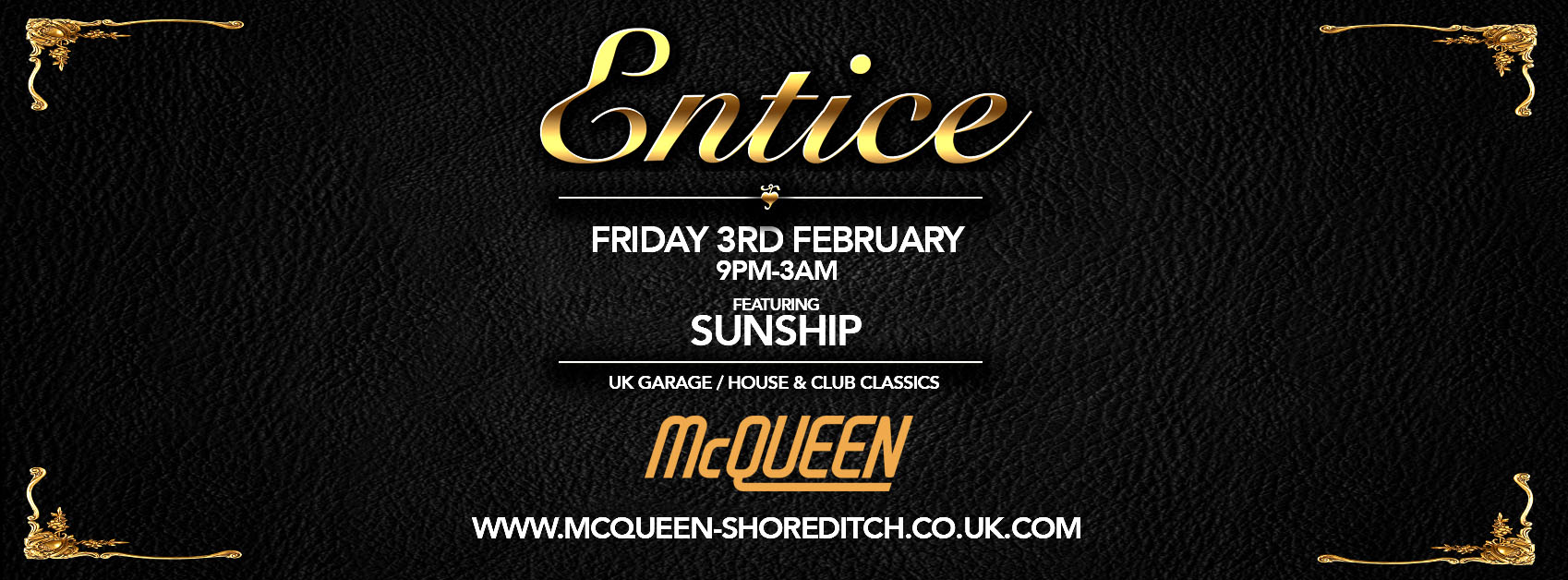 Entice Garage Special featuring SUNSHIP