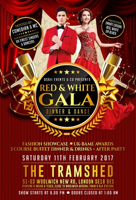 RED & WHITE GALA Fashion show, Dinner & Dance