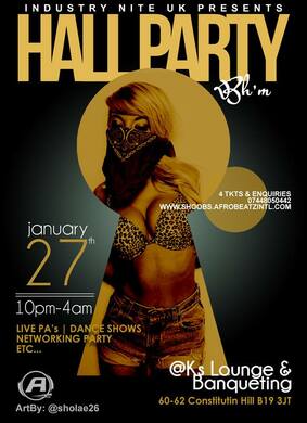 Hall Party Bh'm 2017 Ft Atumpan & Friends