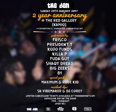 THE DEN 2 YEAR ANNIVERSARY