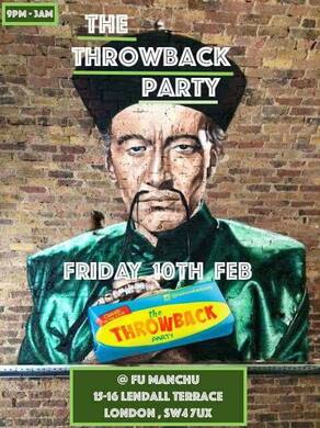 The Throwback Party in Clapham !!
