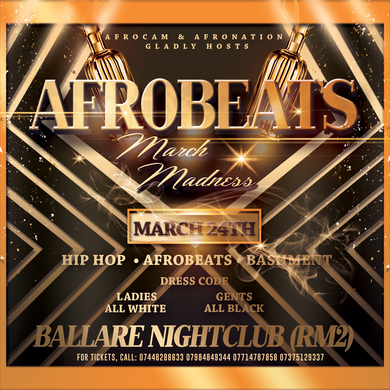 AFROBEATS MARCH MADNESS