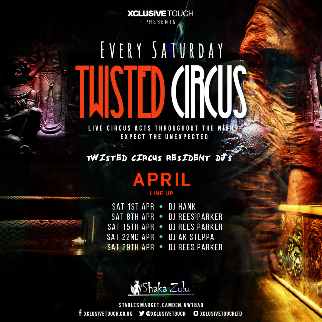 Twisted Circus at Shaka Zulu