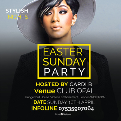 StylishNights Easter Party hosted by Cardi B