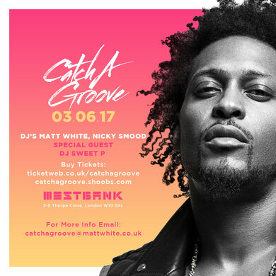 CATCH A GROOVE - SATURDAY JUNE 3RD