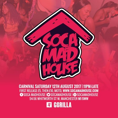 Soca Madhouse: Manchester Carnival Afterparty