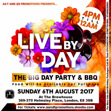 Live By Day - The Big Day Party & BBQ