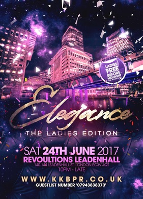 ELEGANCE City Special @ Revolution Leadenhall