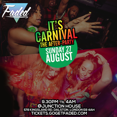 Faded Carnival After-Party - Sun 27 August