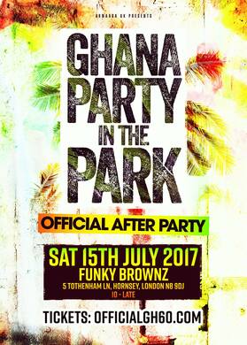 OFFICIAL GHANA PARTY IN THE PARK AFTER PARTY