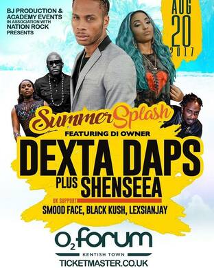 Dancehall Artist Dexta Daps Live in the UK