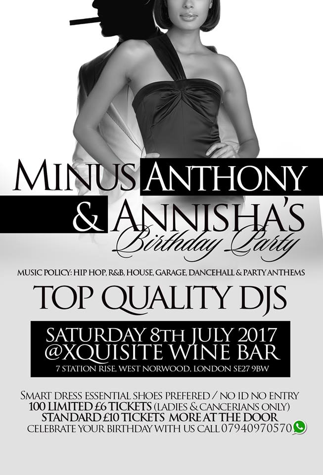 Mr Minus & Annisha's Birthday Party