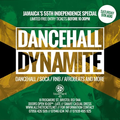 Dancehall Dynamite Bristol : Jamaica 55th