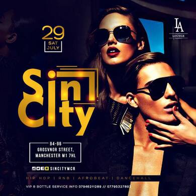 Afrobeats SinCityMcr ( Saturday July 29th )