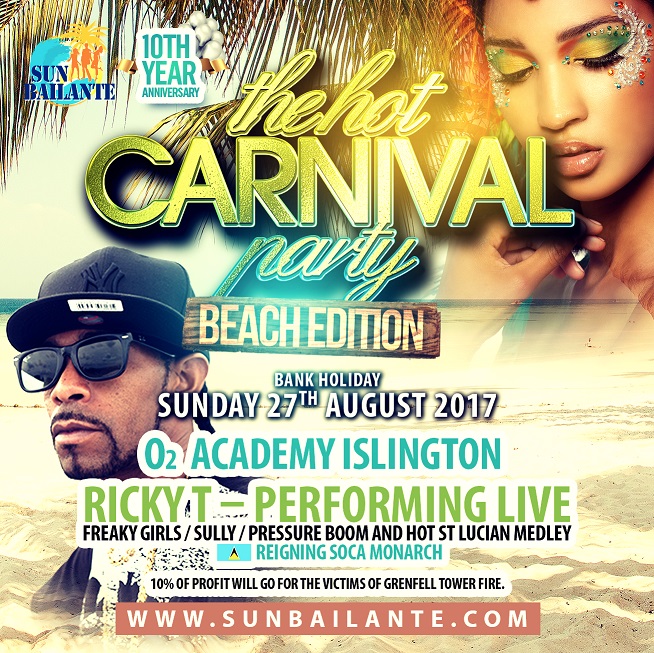 Hot Carnival Party - Ricky T - Beach Edition