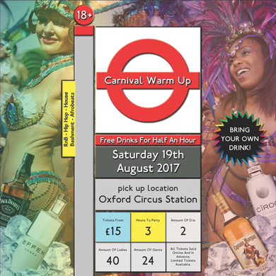 Bus Party - Carnival Warm Up Edition