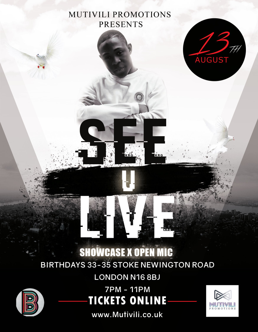 See U Live Showcase & Open Mic