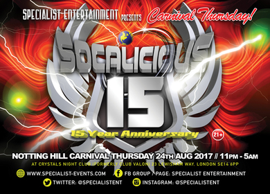 SOCALICIOUS - THE 15 YEAR ANNIVERSARY