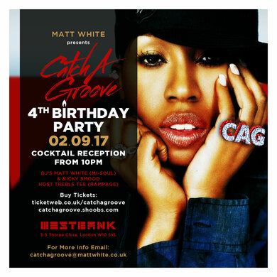 CATCH A GROOVE - 4TH B'DAY PARTY - 02.09.17