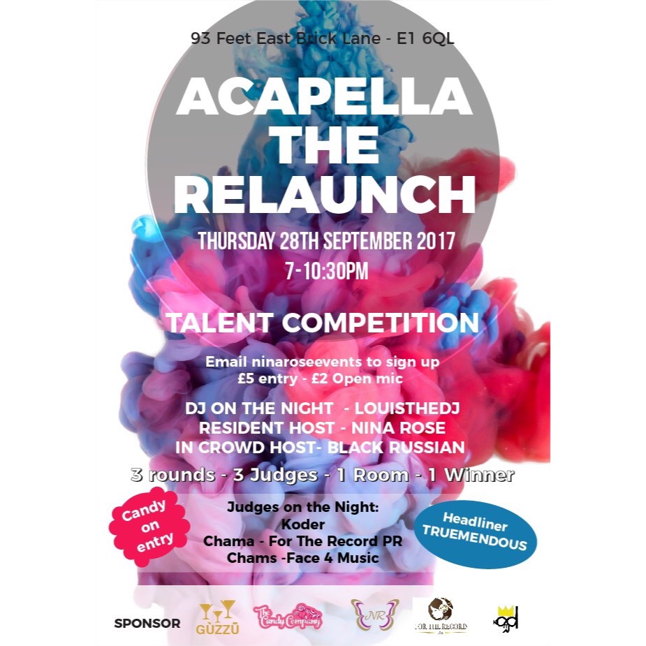 ACAPELLA THE RELAUNCH