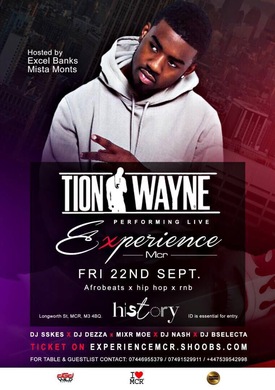Experience Mcr Presents Tion Wayne Live