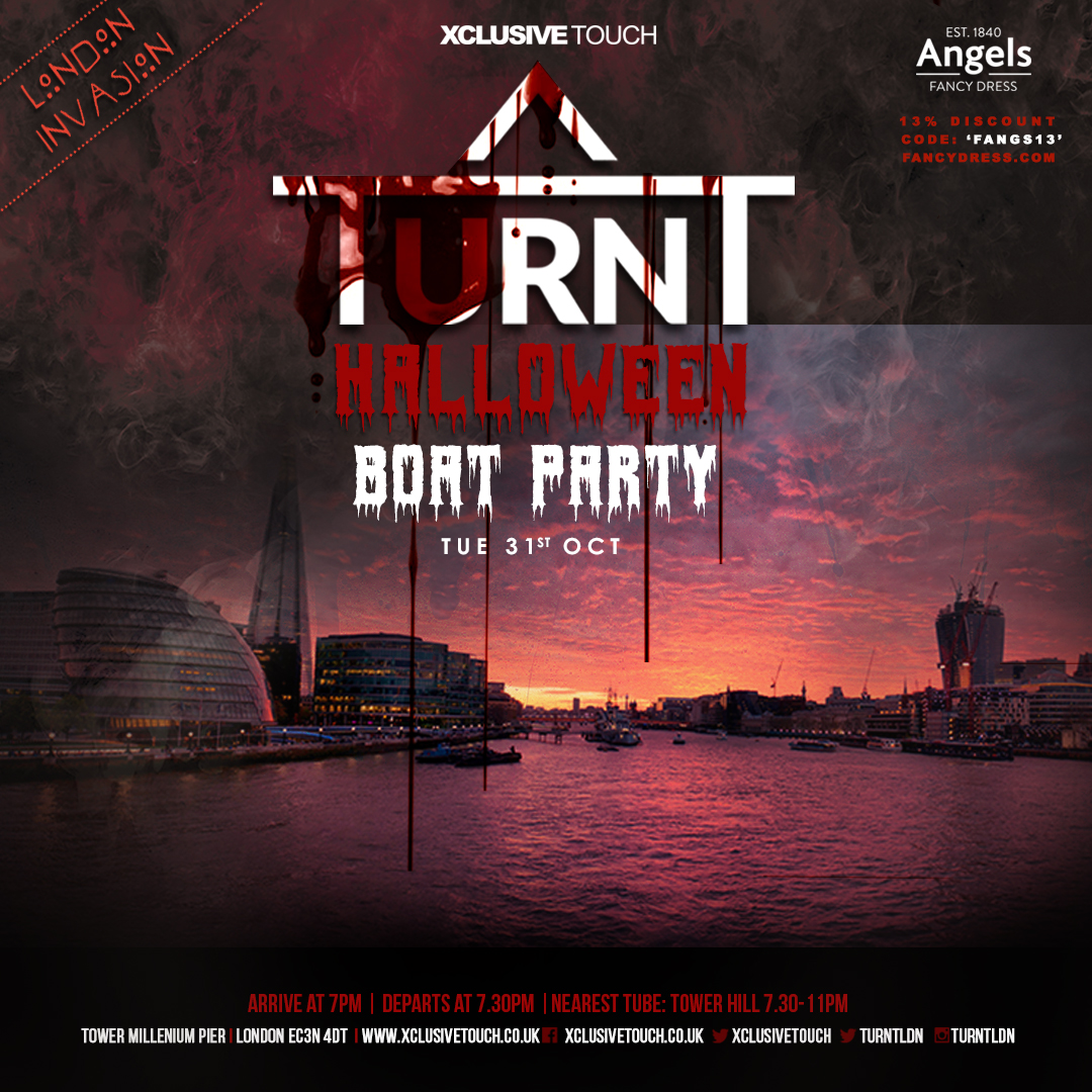TURNT Halloween Boat Party