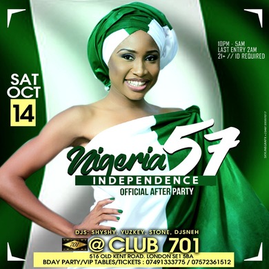 NIGERIA 57TH INDEPENDENT OFFICIAL AFTER PARTY
