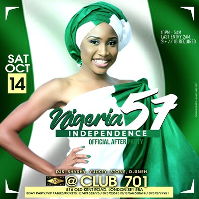 NIGERIA 57TH INDEPENDENT OFFICIAL AFTER PARTY