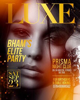 LUXE Soirée At Prisma Night Club Sat 23rd
