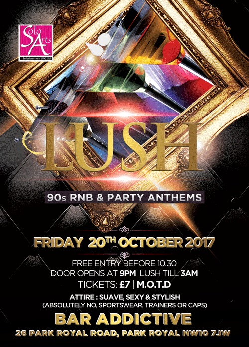 ★ ☆ ★ LUSH ★ ☆ ★ 90’S RNB & PARTY ANTHEMS ★ ☆