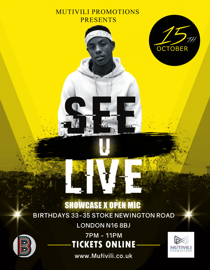 See U Live Showcase & Open Mic