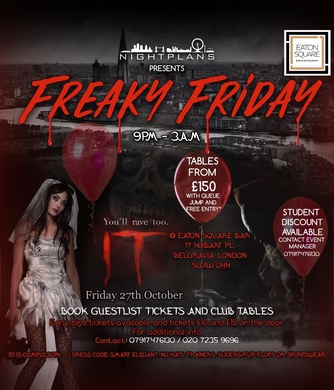 Freaky Friday Halloween Event