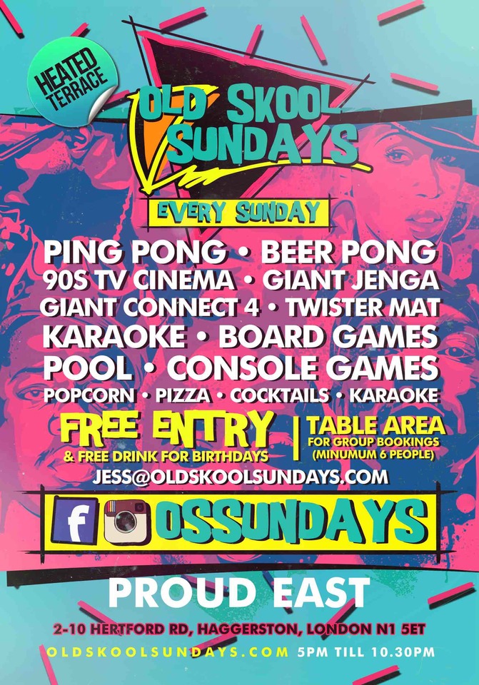 Old Skool Sundays - 2ND YEAR ANNIVERSARY