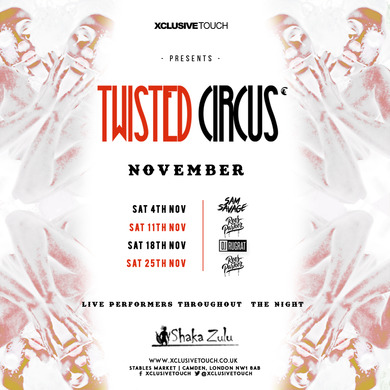 Twisted Circus saturdays