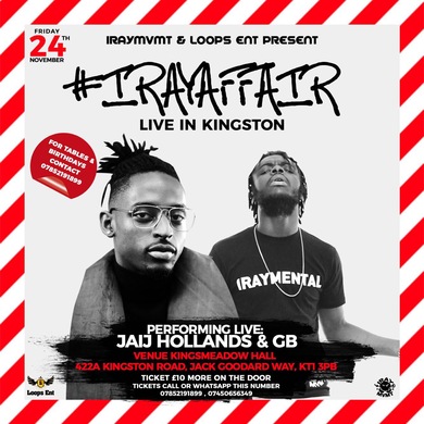 iray affair live in kingston