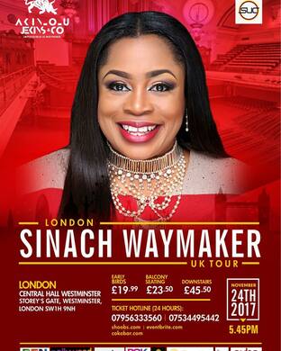 SINACH WAYMAKER Concert in LONDON