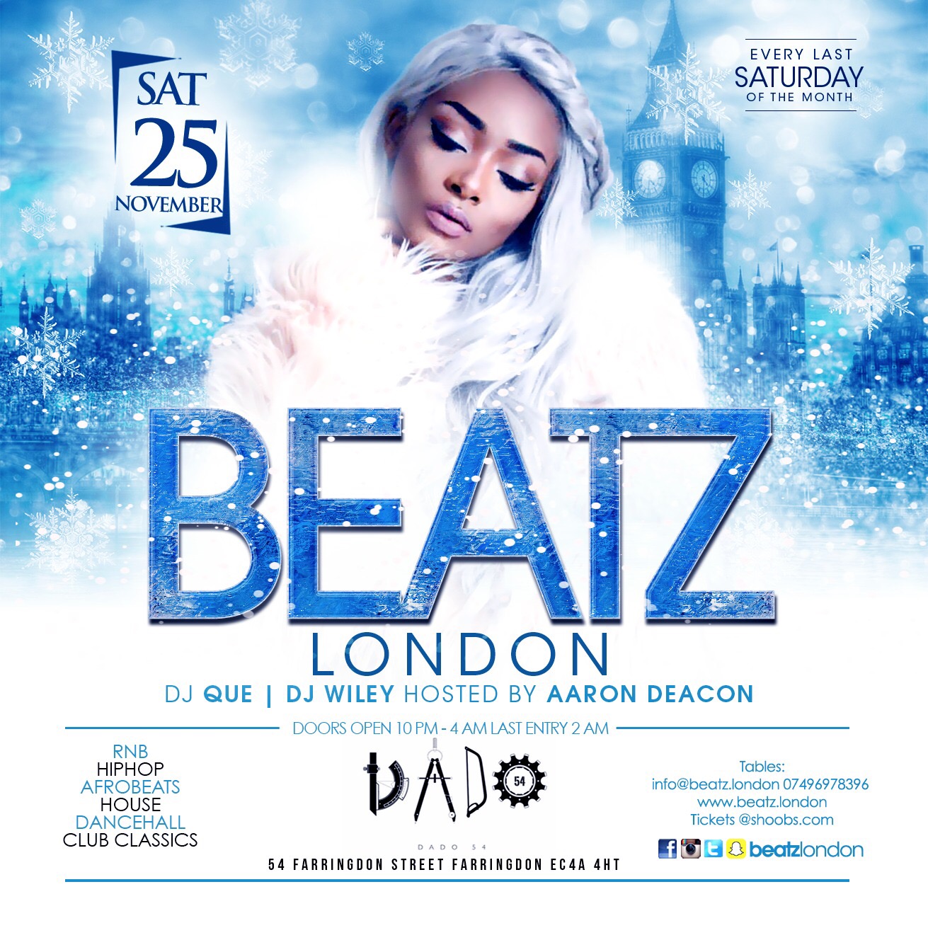 |♚| BEATZ LONDON |♚| EVERY LAST SATURDAY!