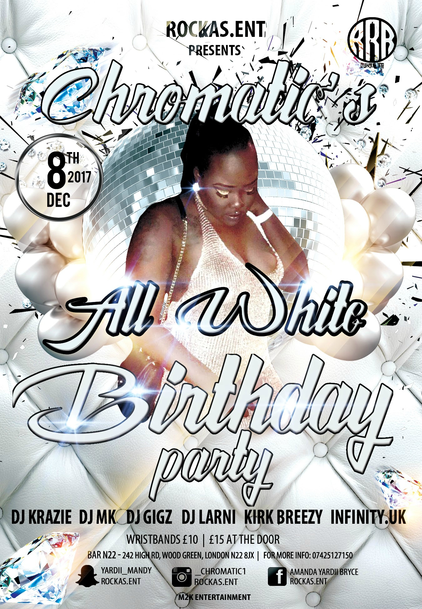 Chromatic's All White Birthday Party