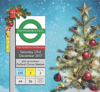 Christmas Bus Party - FREE ALCOHOL