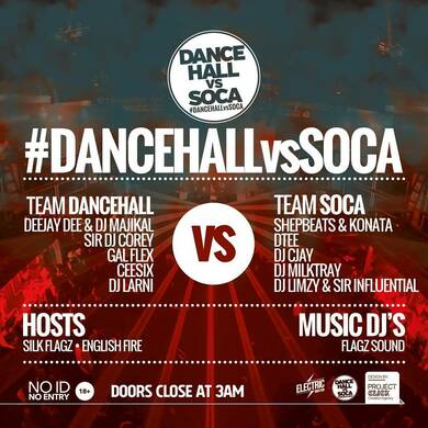 Dancehall vs Soca London : The Xmas Party