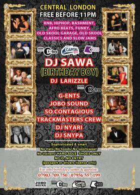DJ SAWA OFFICIAL VIP BIRTHDAY PARTY: CENTRAL