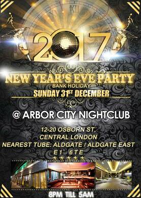 NEW YEARS EVE PARTY 31st DEC CENTRAL LONDON