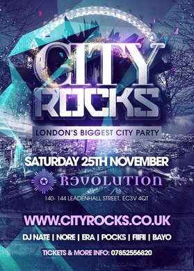 CITYROCKS - SAGITTARIUS PARTY