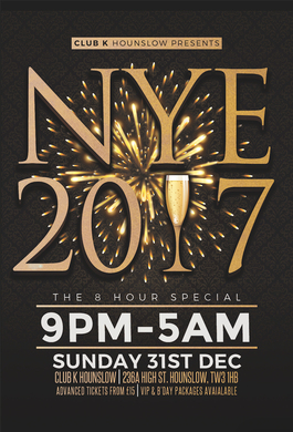 The New Years Eve Special (8 Hour Party)