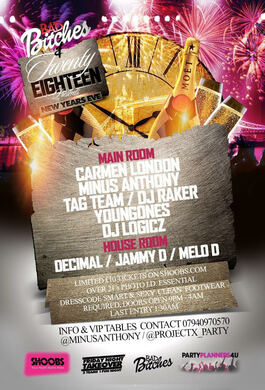 Bad Bitches! NEW YEARS EVE PARTY!