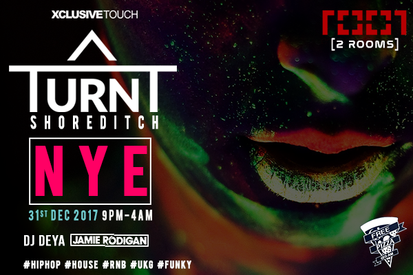 TurnT Shoreditch NYE at Cafe 1001