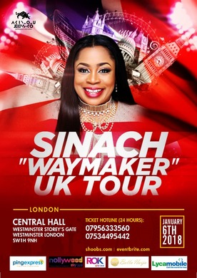 Sinach WAYMAKER Concert London